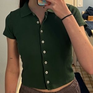 Green Button Down Shirt